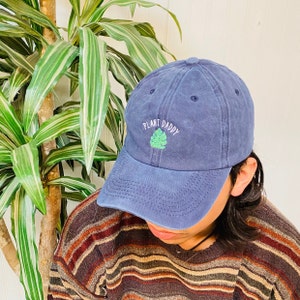 Plant Daddy Washed Baseball Dad Hat, Plant Dad Hat, Embroidered Dad Hat, Plant Daddy, Gift for Him, Plant Parent Hat, Plant Dad Baseball Hat