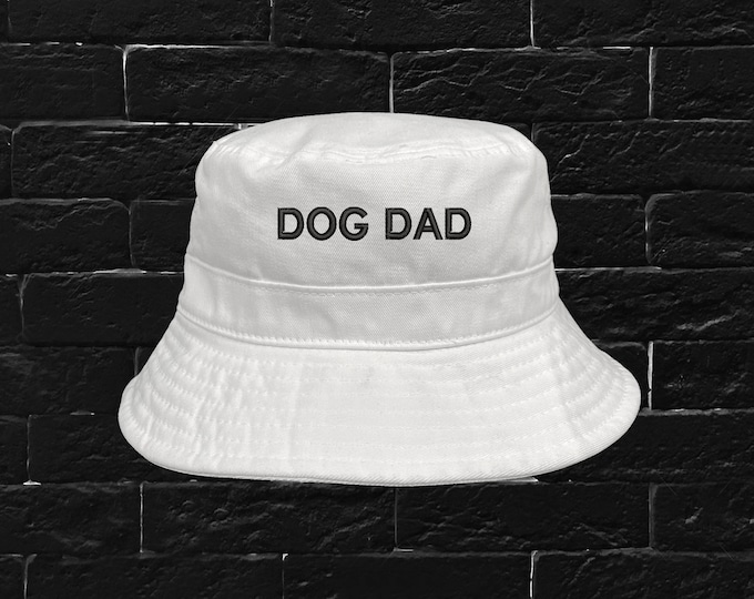 Dog Dad Hat, Doggy Toys Hats, Fisherman Hats, Dog Parent Hats, Unisex Bucket Hats, Animal Lover Caps, Puppy Love Bucket Caps.