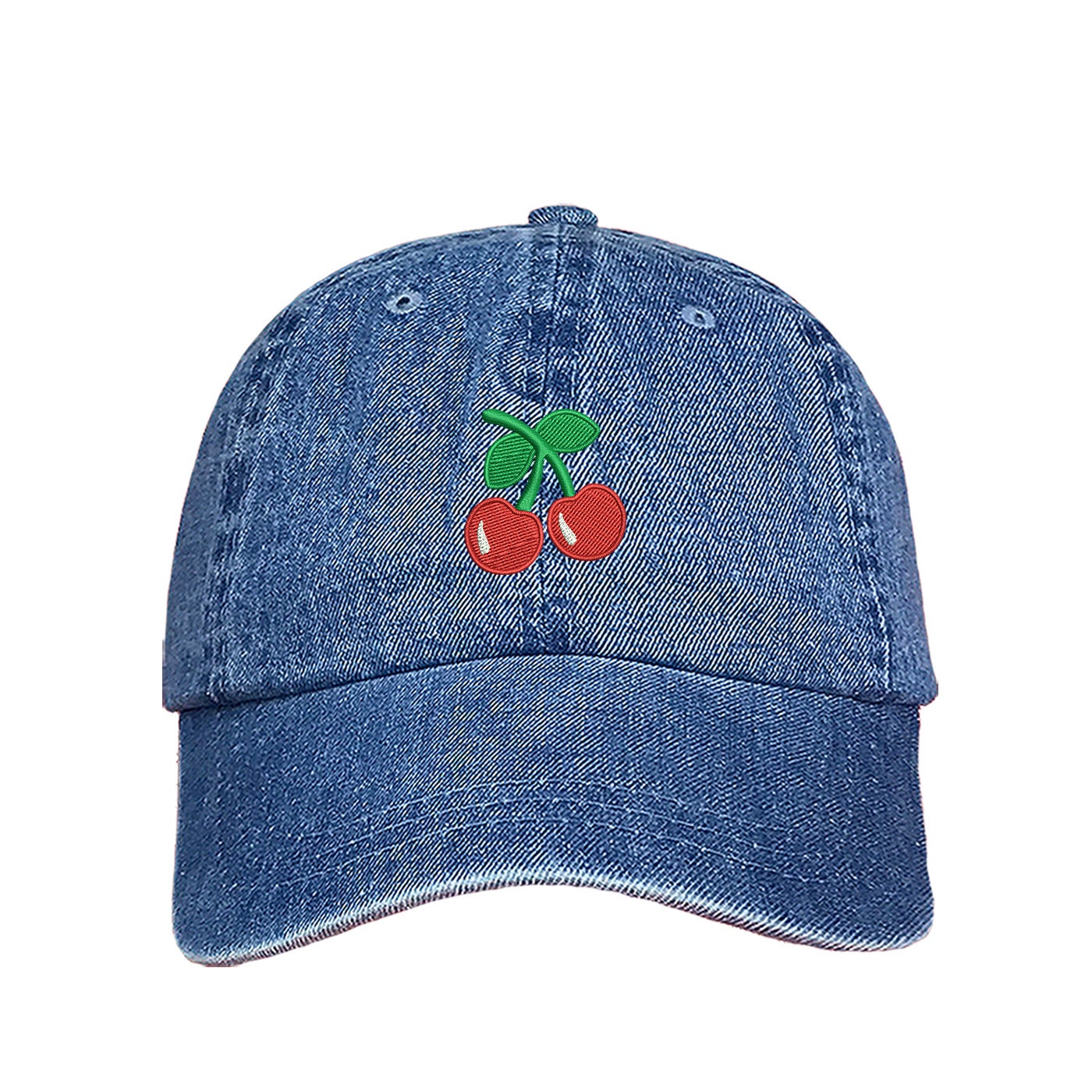 Cherries Dad Hat, Cherry Emoji Baseball 