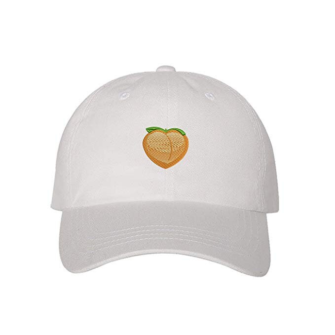 peach emoji hat