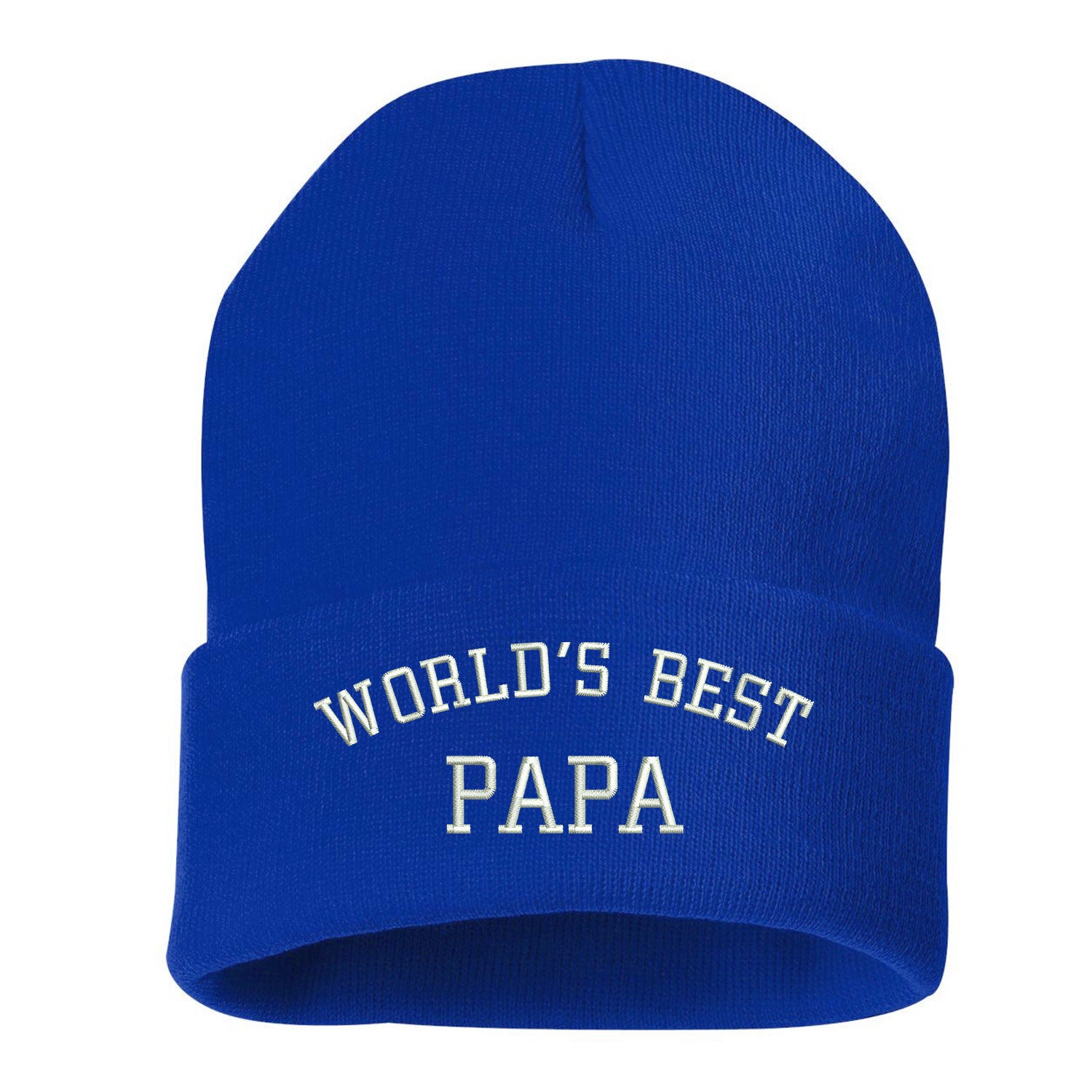 Worlds Best Papa Beanie Hat Winter Hat 