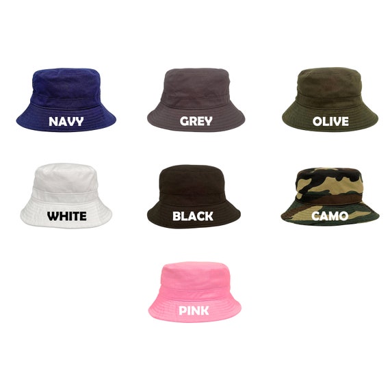 Multi colored Camouflage Bucket Hats for Women