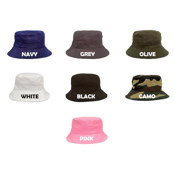 Ghost Bucket Hat Unisex Embroidered Hat 