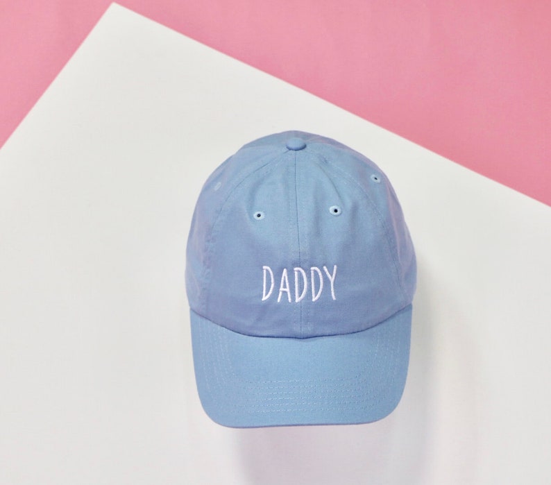 DADDY Dad Hats Gender Reveal Hat Baby Boy Baby Girl Daddy Etsy