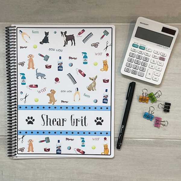 Dog Grooming Appointment Book Etsy