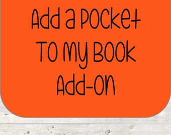 Add a Pocket to any FryeCakesDesigns Books