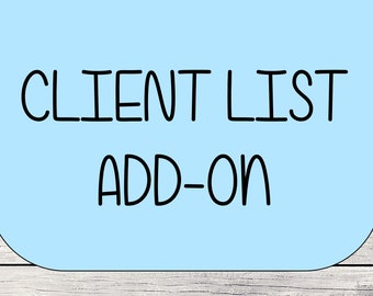 Client List Pages Add-On