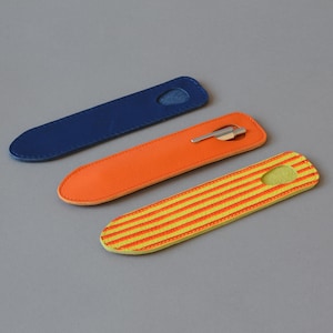 Handmade Leather Pen Case.