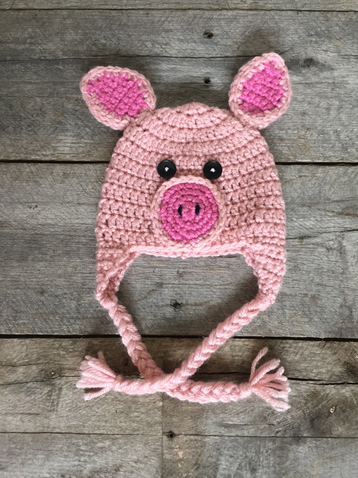 Pig Hat Farm Animal Piglet Hat Farm Hat Pink Hat, Etsy