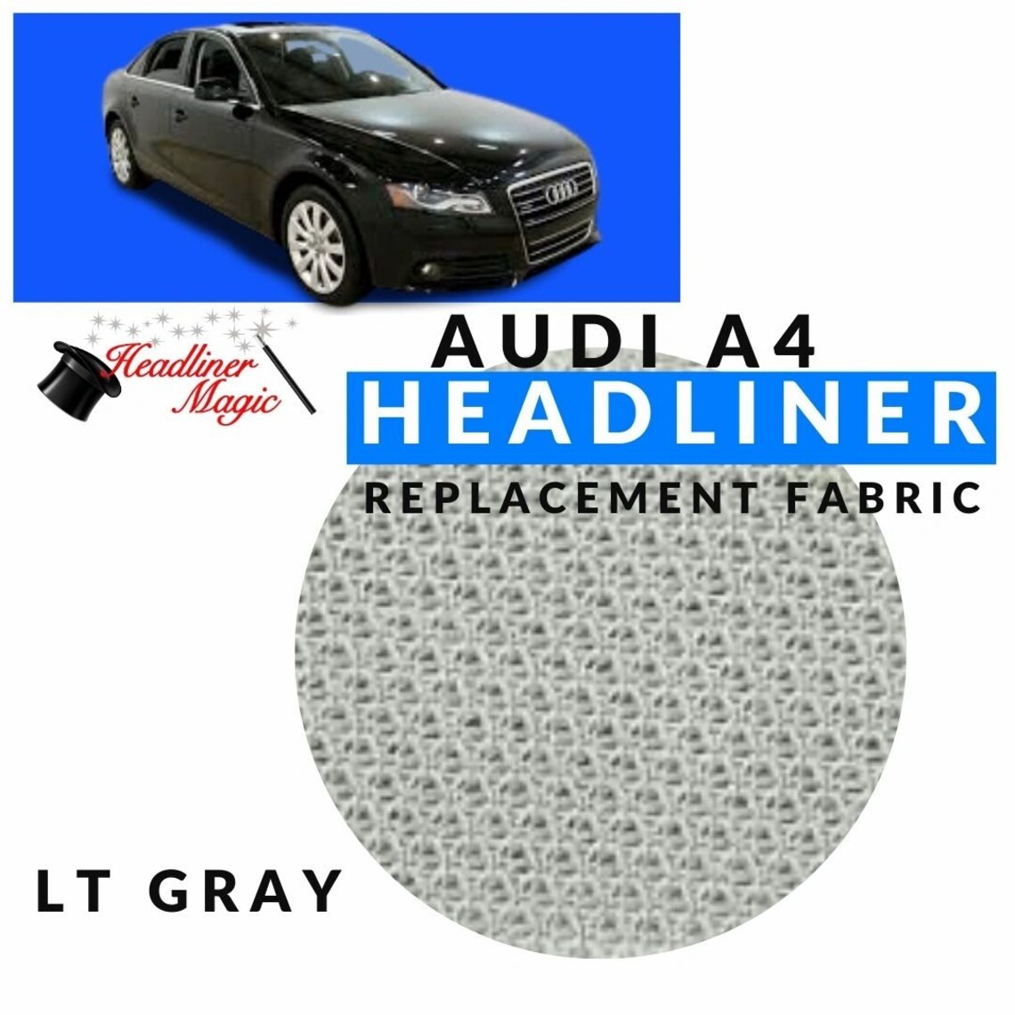 Headliner Ceiling Repair Fabric Material for Audi A4 Etsy