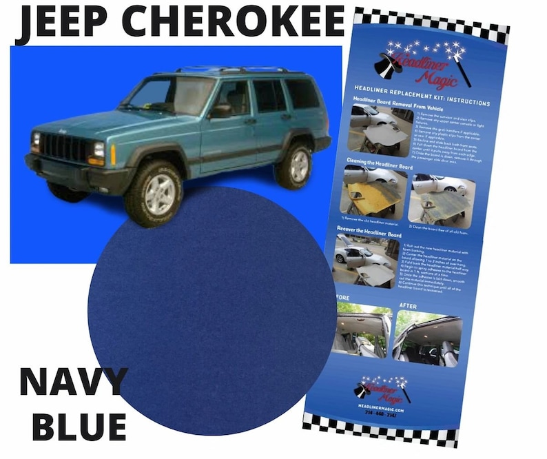 Headliner Ceiling Repair Fabric Material for JEEP CHEROKEE image 8