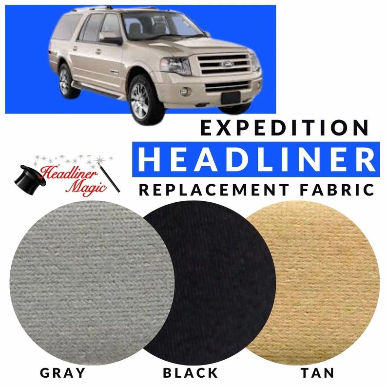 Headliner Ceiling Repair Fabric Material for Expedition Etsy