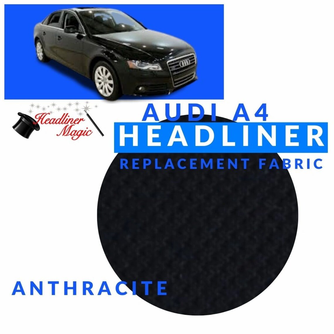 Headliner Ceiling Repair Fabric Material for Audi A4 Etsy