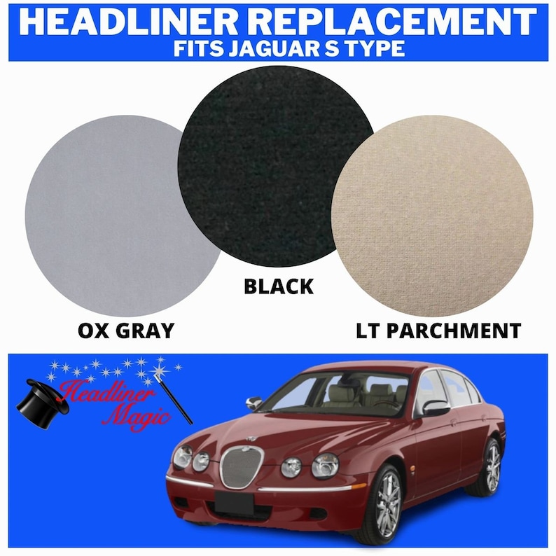Headliner Ceiling Repair Fabric Material Fits Jaguar S Type Etsy