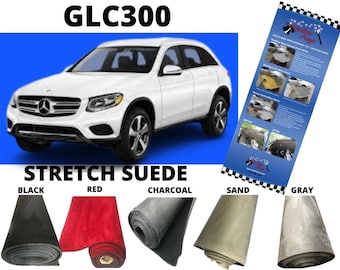 Stretch Suede Headliner Ceiling Repair Fabric Material Fits Mercedes GLC300