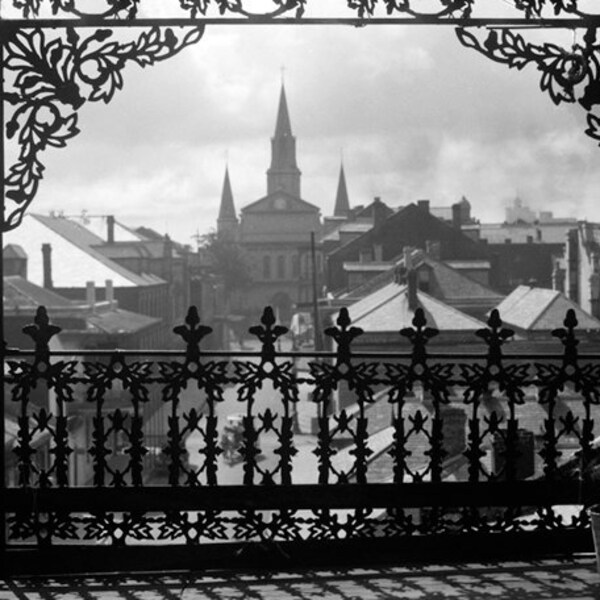 Instant Download Vintage Image St Louis Cathedral 1856 New Orleans Jackson Square - 8 in x 10 in.