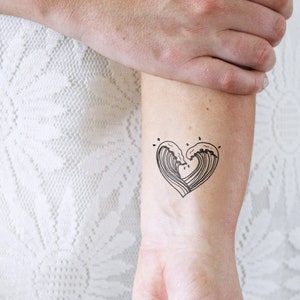 Sea Waves Tattoo - Etsy