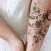 see more listings in the Floral temporary tattoo section