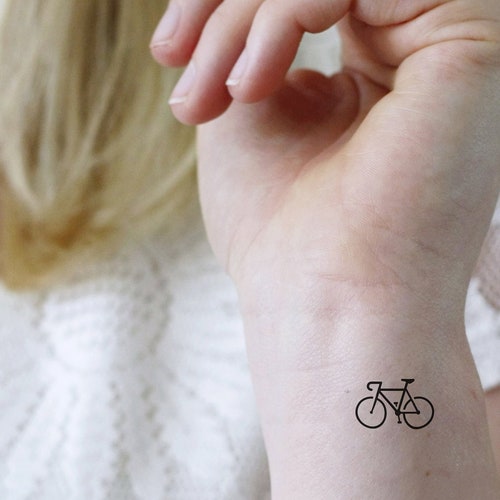 Small Bike Temporary Tattoo set of Two / Bike Tattoo / - Etsy Small Bike Temporary Tattoo set of Two / Bike Tattoo / - Etsy
