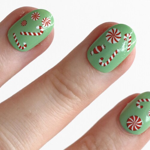 Pastel Rainbow Waterslide Nail Decals / Pride Nail Decals / Etsy