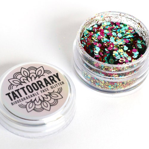 Biodegradable Chunky Face Glitter in 'unicorn' / Pink Etsy