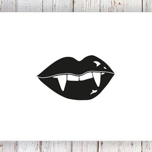 vampire teeth temporary tattoos lips tattoo small temporary tattoo halloween tattoo vampire temporary tattoo Gift image 3