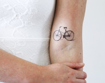 Vintage bicycle temporary tattoo | bike temporary tattoo | bike gift idea | bike lover gift | bicycle gift idea | Gift