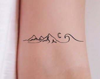 Mountain Tattoos For Men  62 Simple Designs Ideas  Meaning