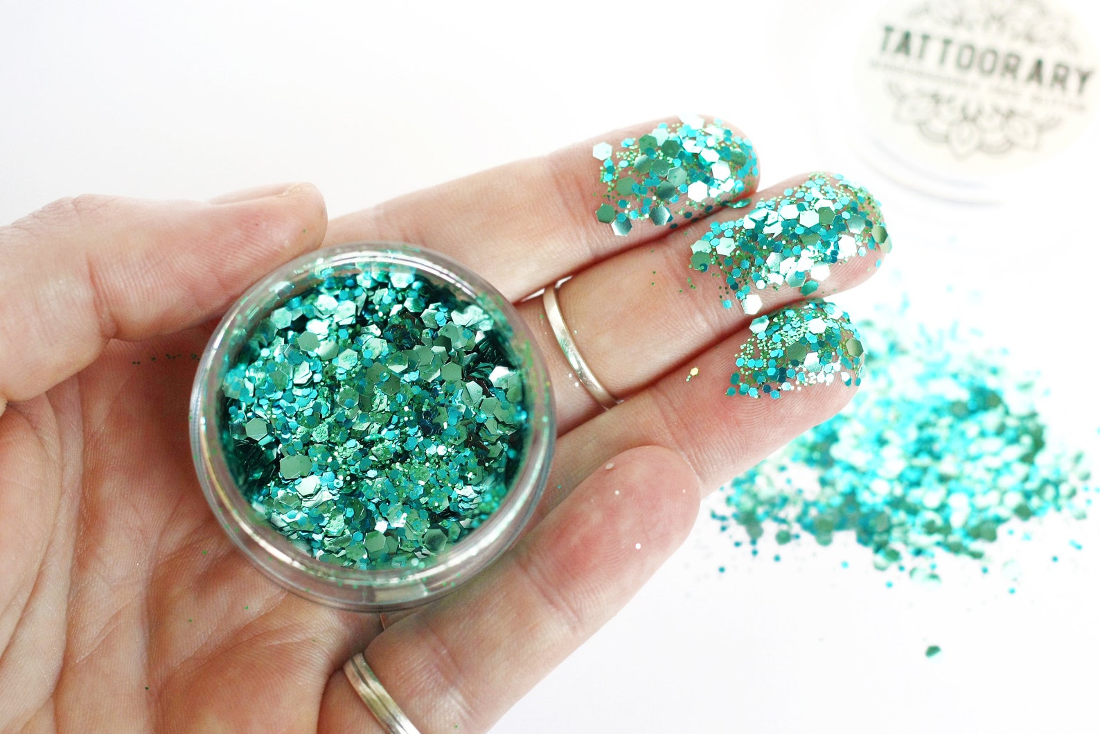 Biodegradable Chunky Face Glitter in 'mermaid' / Bio Etsy