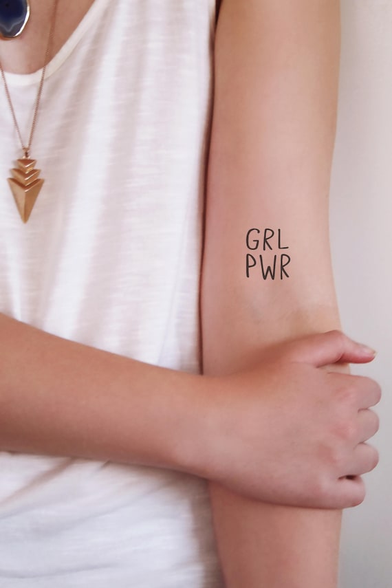 Girl power. Tattoo. | Girl power tattoo, Girl tattoos, Feminist tattoo