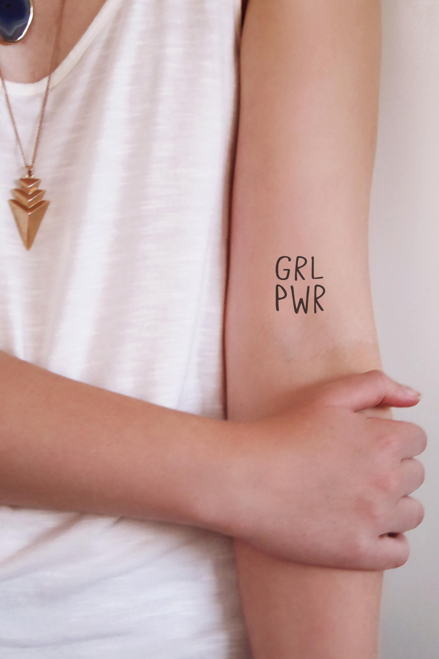 Girl Power Gifts  Girl Power Temporary Tattoos  Pretty Brainy