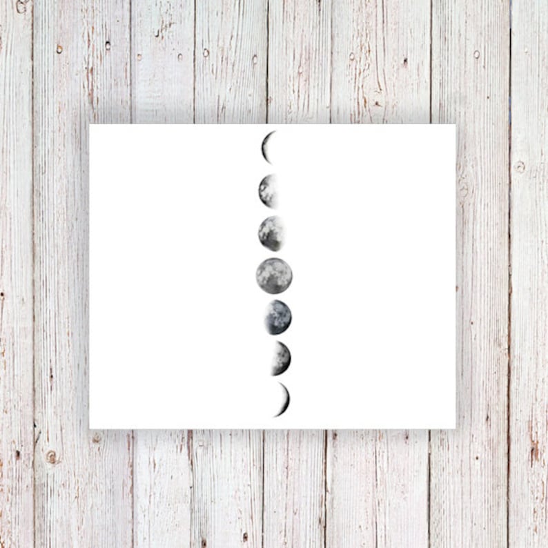 Moon phase temporary tattoo moon temporary tattoo moon phase gift moon gift bohemian gift festival accessoire festival fashion image 6