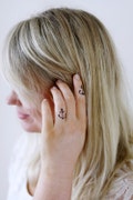 4 small anchor temporary tattoos | finger tattoos | finger temporary tattoo set | small temporary tattoos | nautical temporary tattoos product logo