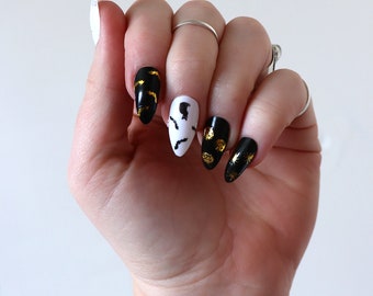 Kalolary 9 Blatt Halloween Nagelaufkleber – Mit Spinnennetz, Kürbis, Geist & Mehr, Selbstklebend Für DIY Maniküre & Deko