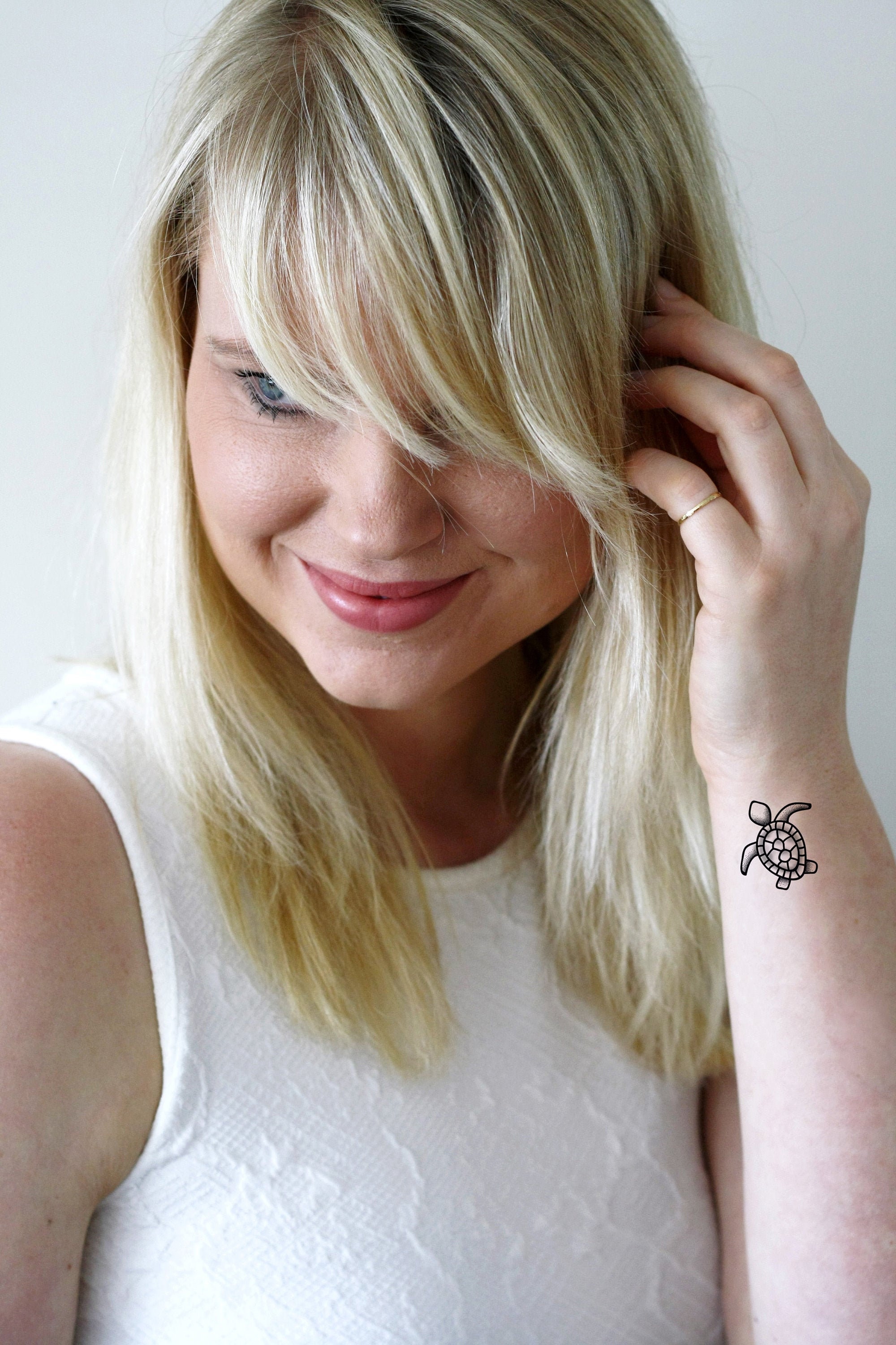 turtle temporary tattoo | small turtle tattoo | animal temporary tattoo | bohemian temporary tattoo | boho tattoo | travel gift idea | Gift