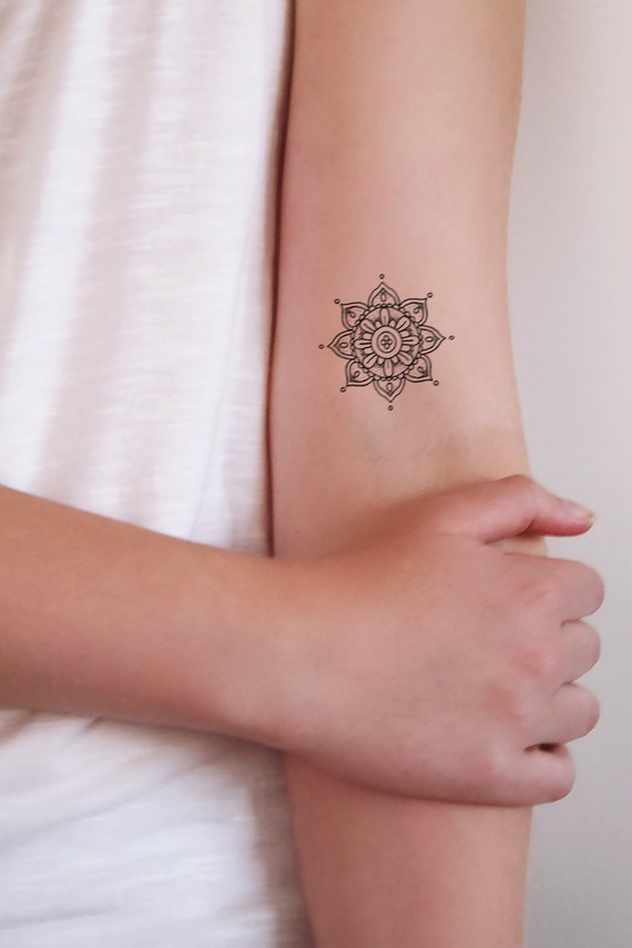 Semi Permanent Bohemian Tattoos Body Art Waterproof Temporary Tattoo  Sticker For Men Women - AliExpress
