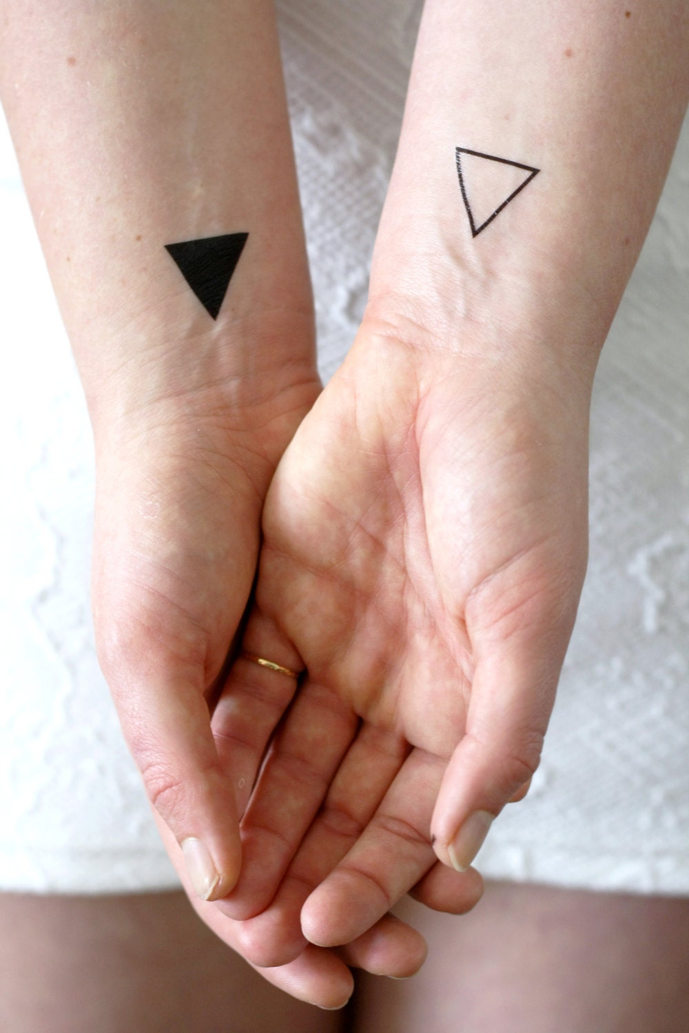 Triangle tattoo on hand | Hand tattoos, Tattoos for guys, Small hand tattoos
