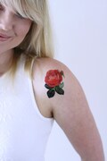 Small rose temporary tattoo | small temporary tattoo | floral temporary tattoo | flower temporary tattoo | vintage temporary tattoo | floral product logo