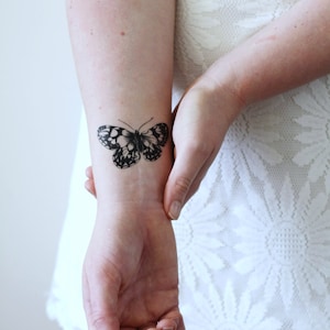 Vintage butterfly temporary tattoo | butterfly accessoire | butterfly jewelry | bohemian temporary tattoo | boho | Gift