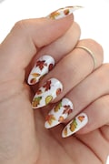 Autumn Leaves Nail Decals | DIY Nail Art | Fall Nail Stickers | Fall Leaf Nails | Thanksgiving nails | Fall Style Gift | Fall nails product logo