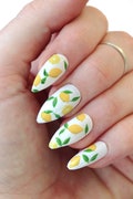 Lemon Waterslide Nail Decals | Citrus Fruit Nail Stickers | DIY Nail Art | Waterslide Nail Decals | Gift | Beauty | Self Care product logo