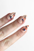 Modern Floral Waterslide Nail Decals | DIY Nail Art | Abstract Flower Nail Stickers | Botanical Nails | Gift | Beauty | Self Care product logo