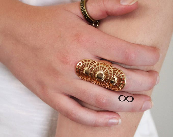 Eternity Infinity Love Engagement Wedding Ring Temporary Tattoo Sticker ...