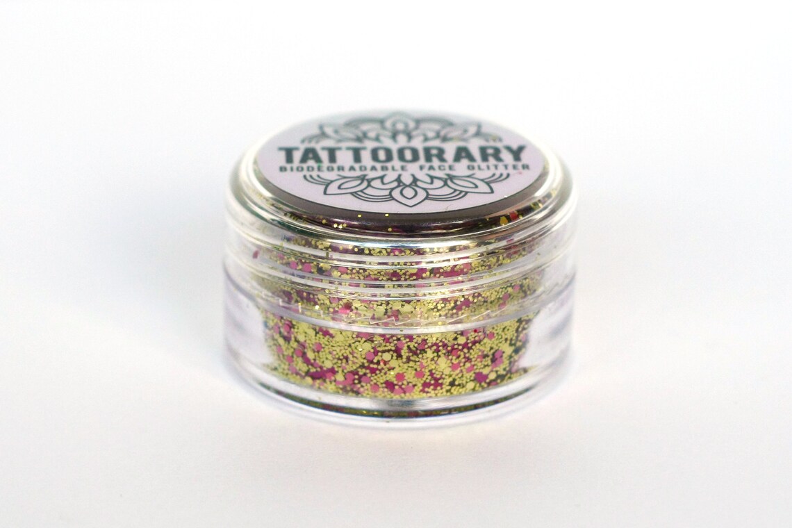 Biodegradable Chunky Face Glitter in 'rose Gold' / Bio Etsy