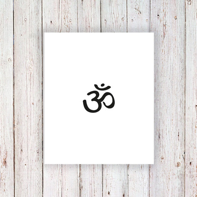 Om Tattoo Aum symbol tattoo Om temporary tattoo meditation tattoo yoga temporary tattoo bohemian gift idea Gift image 6