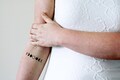 Set of two moon phase temporary tattoos | moon temporary tattoo | moon phase gift | moon gift | bohemian gift | festival accessoire | Gift product logo