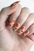 Pumpkin Nail Decals | DIY Nail Art | Halloween Nail Stickers | Pumpkin Nails | Thanksgiving Nail Art | Fall Style Gift | Fall Nails product logo