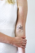 Vintage bicycle temporary tattoo | bike temporary tattoo | bike gift idea | bike lover gift | bicycle gift idea | Gift | Beauty | Self Care product logo