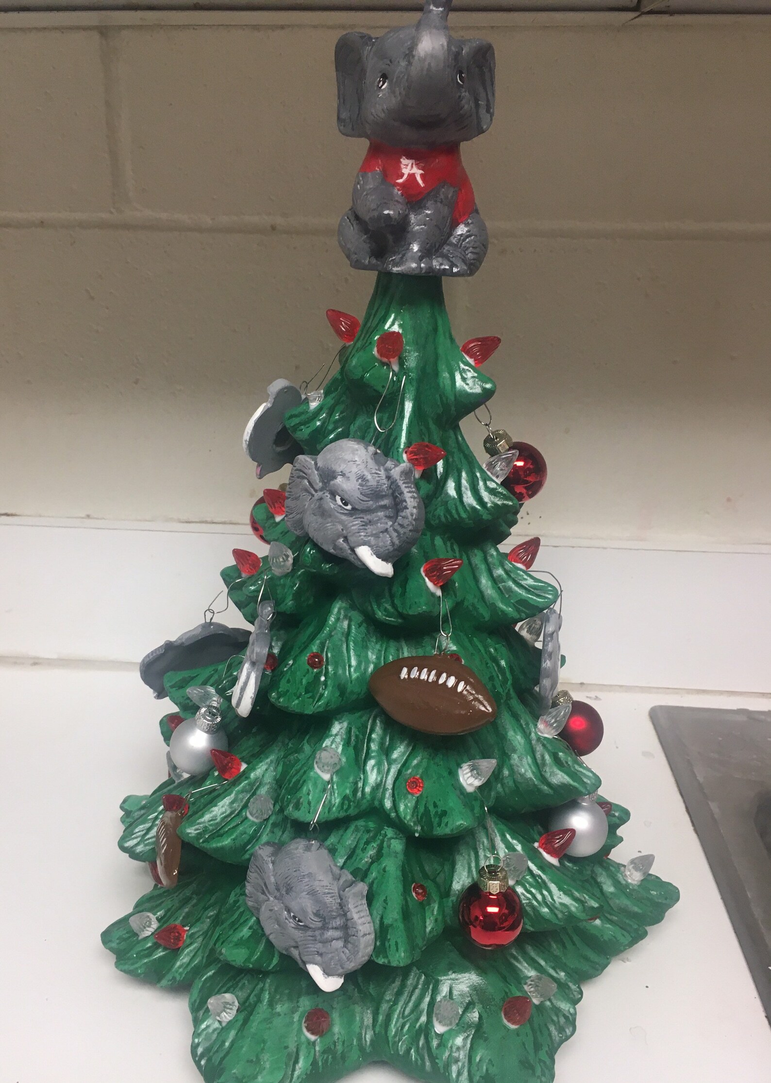 Alabama Crimson Tide Christmas tree Etsy