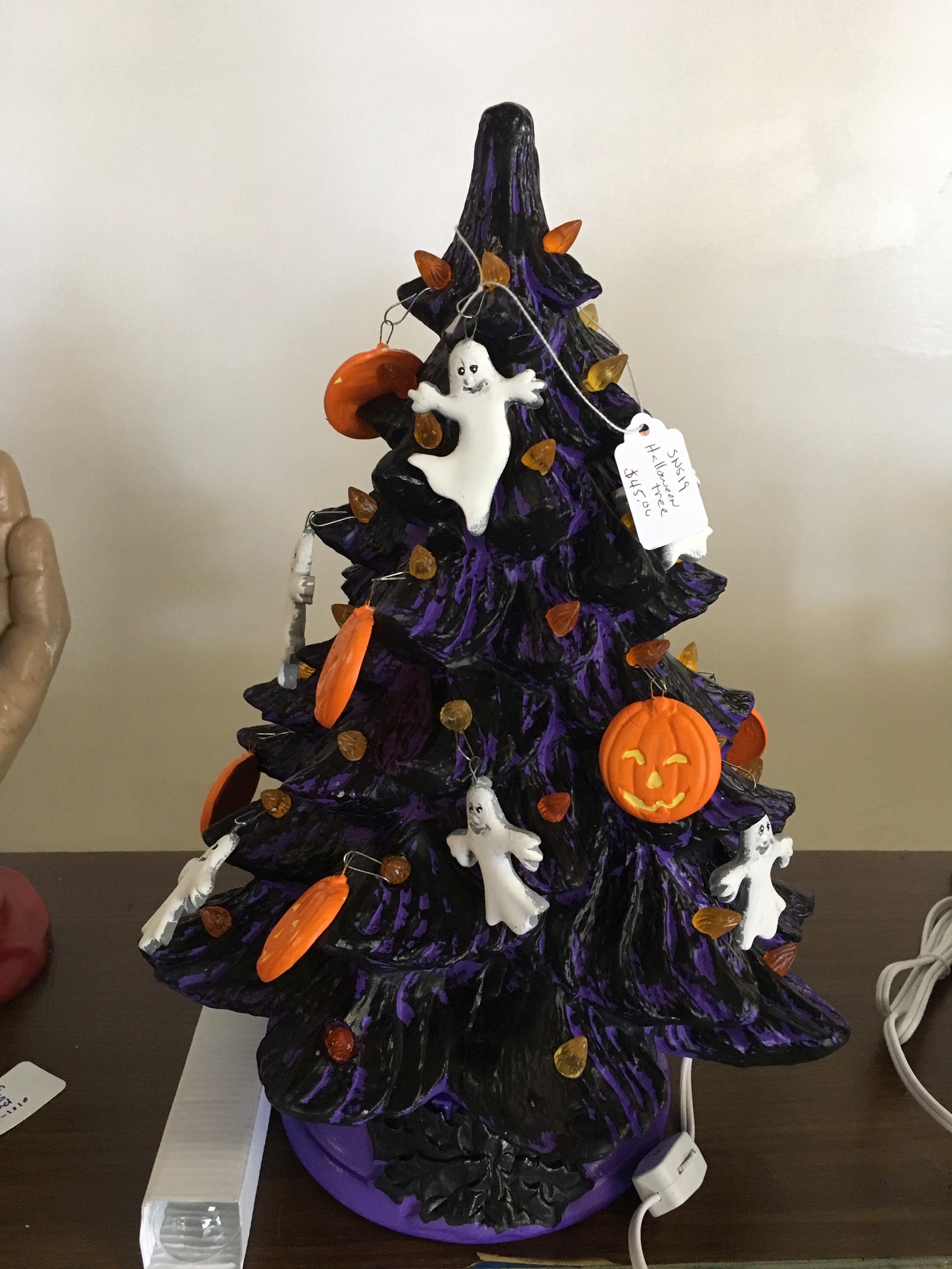 Ceramic Halloween Tabletop Trees Page Two
